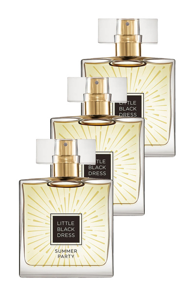 AVON Little Black Dress Summer Party Kadın Parfüm Edp 50 Ml. Üçlü Set