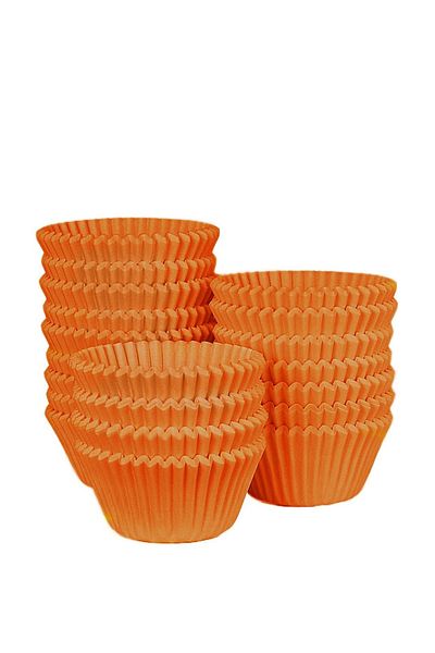 Trend Hediye Sepeti 200 Pieces Orange Chocolate Paper - Small Size 35X20 Mm, Muffin Cake and Turkish Delight Mold