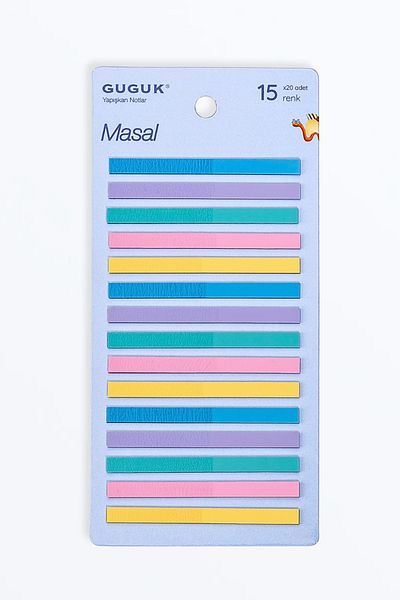 GUGUK 15 Color Transparent Fairy Tale Pet Index - Post-it Sticker (Ggk-pi006)