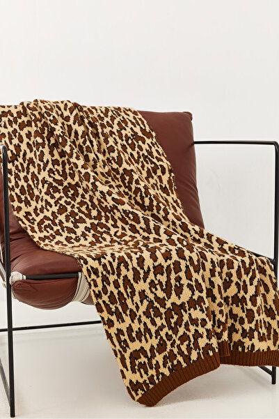 Bianco Lucci Women's Single Knitwear Blanket 20240001