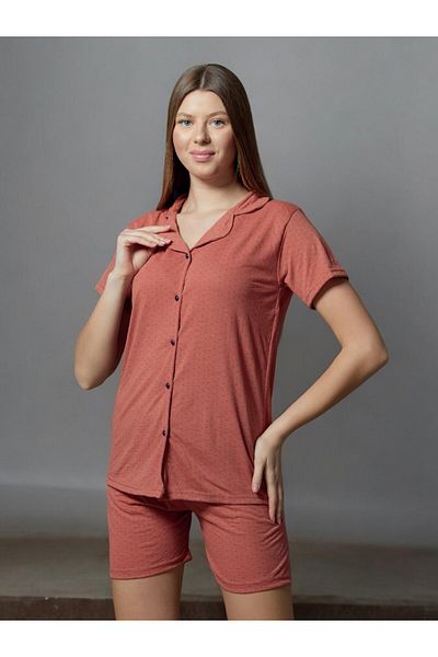 Sude Polka Dot Women's Pajama Set - Bamboo