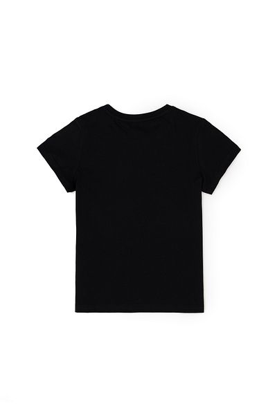 U.S. Polo Assn. Tricou negru pentru băiat cu gât crew 50281843 -vr046