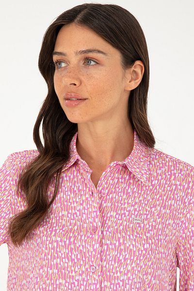 U.S. Polo Assn. Cămașă cu mânecă lungă violet pentru femei 50280955 -VR037