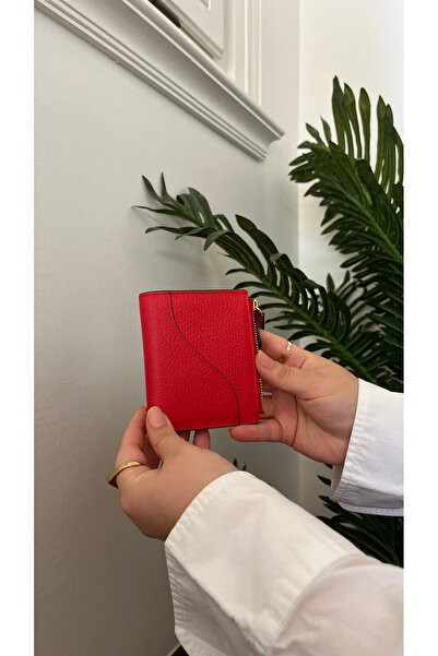 Garniy Hakiki Deri Fermuarlı Kartlık Cüzdan 3702