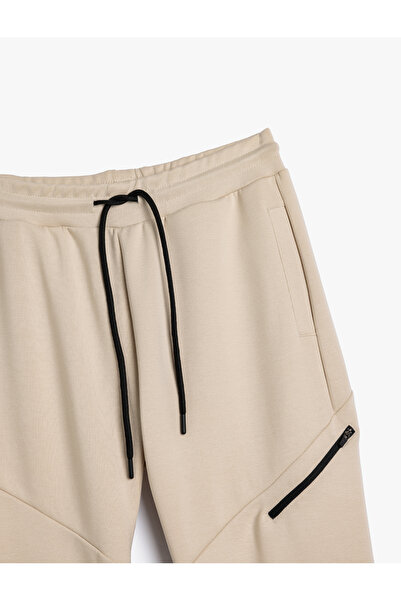 Koton Thick Modal Jogger Sports Sweatpants - with Stitching Detail and Pockets