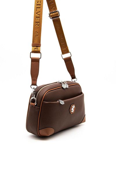 Silver Polo Silver Polo Brown - Tan SP1094 Geantă de damă