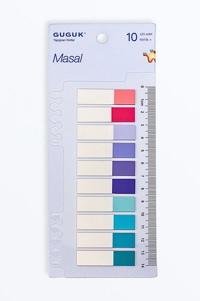 GUGUK 10-color Fairy Tale Half - Transparent Pet Index Sticker (Ggk-p016)