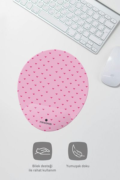 Mincanas Colorful Wrist Supported Oval Mouse Pad Mouse Pad