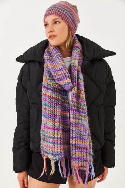 Bianco Lucci Beanie-Schal für Damen 20246276