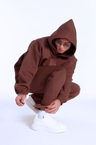 BayBayan Ανδρικό Oversize Basic Winter Freedom of Movement Σετ αθλητικών φούτ...