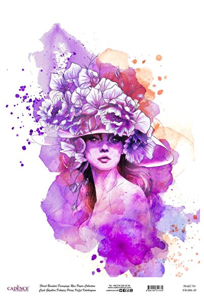 Cadence Boya ديكوباج نحاسي-FB-06 - (30x42)