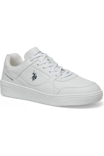 U.S. Polo Assn. U.S.POLO ASSN LEE 4FX - Λευκά, άνετα, casual αθλητικά παπούτσια