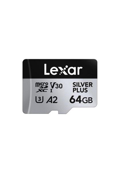 Lexar 64gb Lexar Lmssipl064g-bnang High-performance Silver Plus Microsdxc Uhs...