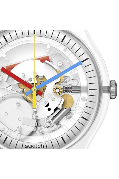 Swatch SO29K100-S06 Swatch Clearly New Gent Erkek Kol Saati