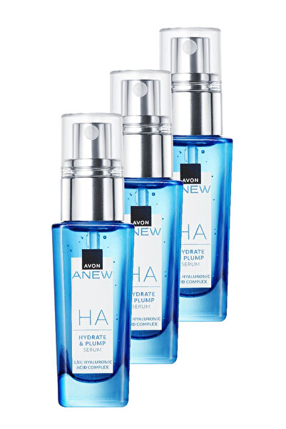 AVON Anew Plump Serum Containing Hyaluronic Acid 30 Ml. Triple Set