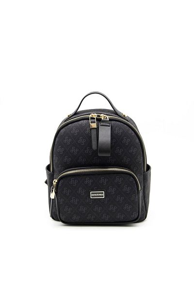 Silver Polo Rucsac negru SP1130 pentru femei