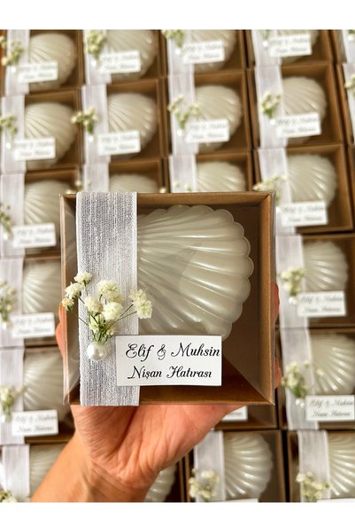 MUM 20 adetKutulu İstiridye Hediyelik Nişan hediyelikleri nikah hediyelikleri...