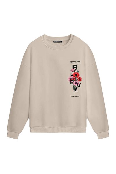 Mounte Bianca Unisex Believe - Κανονικό φούτερ