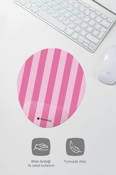 Mincanas Colorful Wrist Supported Oval Mouse Pad Mouse Pad