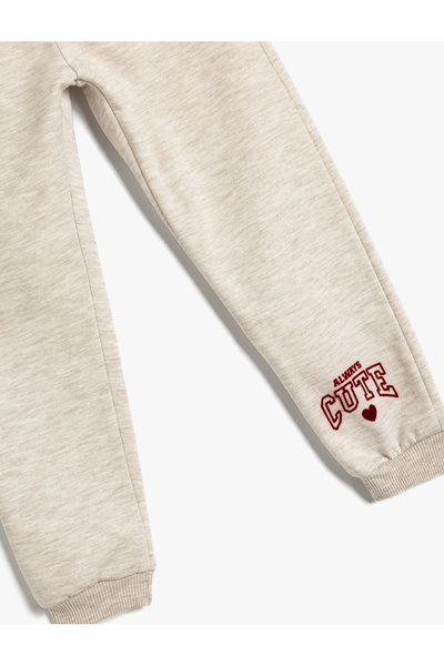 Koton Jogger Sweat kalhoty – zvýšený potisk a elastický pas