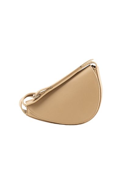 ALANCE Geantă de mână și de umăr Baguette Beige pentru femei