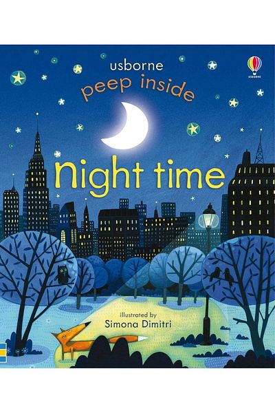Disney Press Peep Inside Night - Time (Board Book) - Anna Milbourne