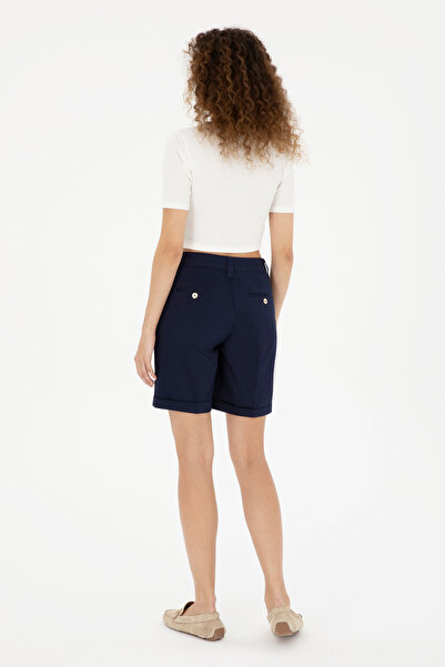 U.S. Polo Assn. Kadın Lacivert Dokuma Şort 50281722-VR033