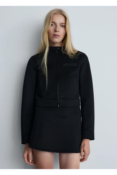 MANGO Woman Short Jacket with Pockets