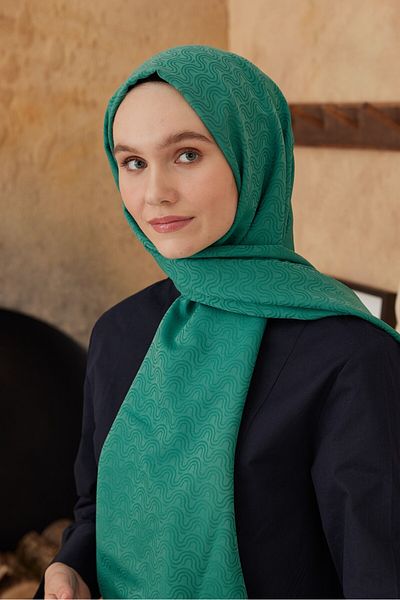 Modakaşmir شال بنمط تدفق من سلسلة الجاكار الحريري