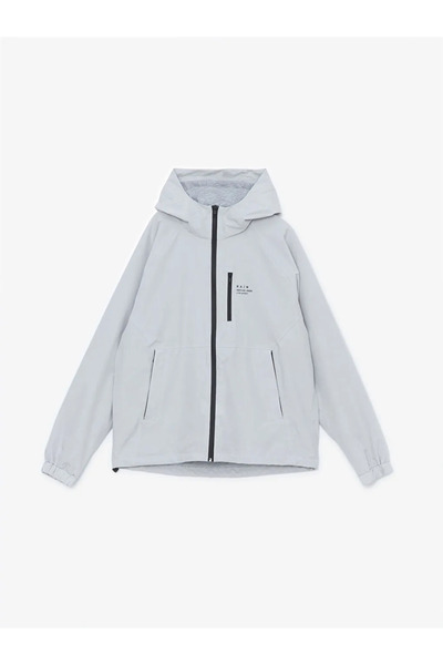 LC Waikiki Lcw Casual Gray Standard Fit Hooded Men's Raincoat