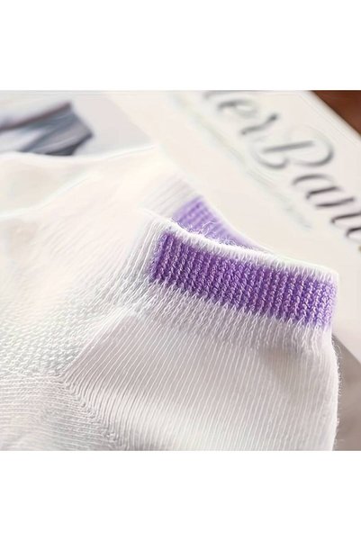 gür-han 6 Pack Unisex Cotton Sports Socks - Mixed Color