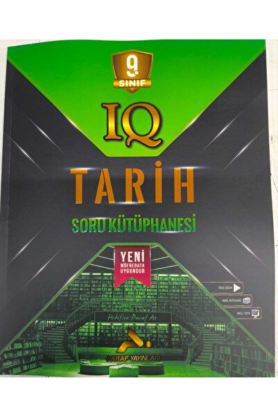 paraf yayınları PARAF IQ 9.SINIF TARİH SORU KÜTÜPHANESİ 2025 SON BASKI