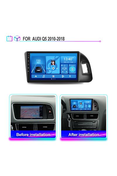 Navigold AUDI Q5 2009-2018 Uyumlu MULTİMEDYA NAVİGASYON USB KAMERA CARPLAYER