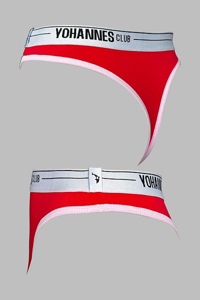 Yohannes Club Red Women's Lingerie Set - Bra and Thong
