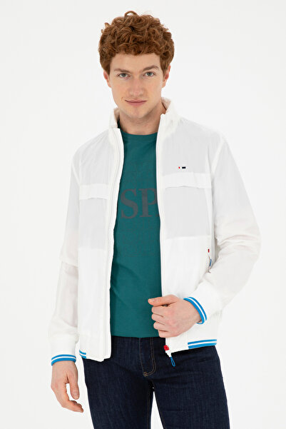 U.S. Polo Assn. معطف أبيض للرجال 50280829 -VR013