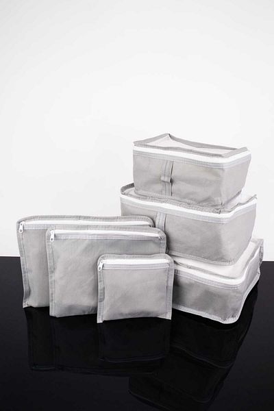 Özlem Toys 6-Piece Suitcase Organizer Suitcase Organizer Set (Grey)