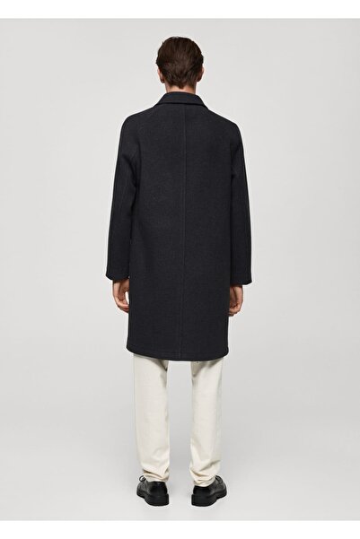 MANGO Man Cepli yün palto