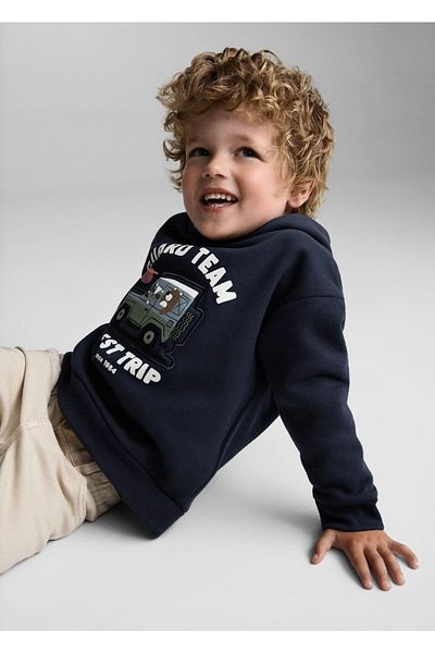 MANGO Baby Суичър с щампа Runway