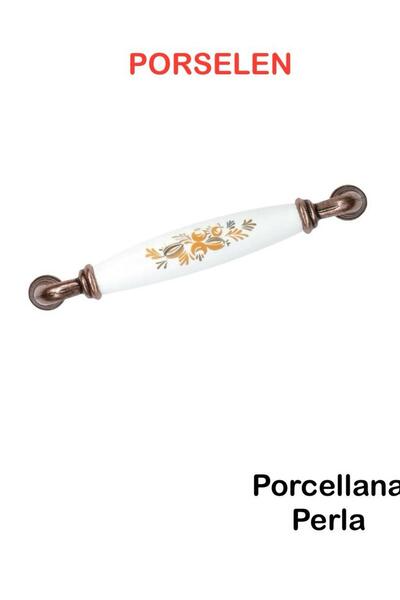 Porcellana Perla Porselen Metal Mobilya Kulp Kulb  Dolap Çekmece Vestiyer Mut...