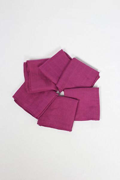 LUCKKA 6'lı Müslin Ağız Mendili , Omuz Bezi , Ter Bezi Çift Kat Dikimli 35x20...