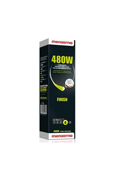 Menzerna 480W Parlatıcı Katı Cila Bej Pirinç Krom Zamak Alüminyum Kompozit Parlatıcı – 1200 Gr