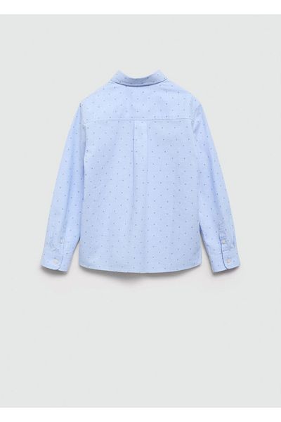 MANGO Kids Cămașă Oxford din bumbac