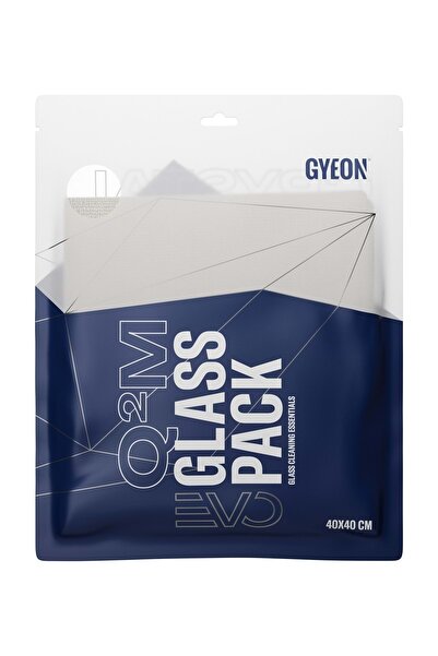 GYEON Q²M GlassPack EVO Cam Yüzey Temizlik ve Silme Mikrofiber Bezi Seti 2'lü Paket 40x40 cm