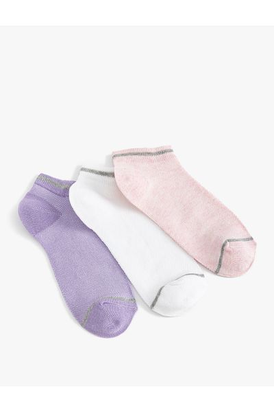 Koton Set de 3 papuci șosete multicolore