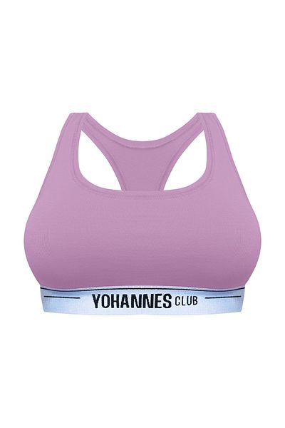 Yohannes Club Sutien bustier elastic pentru femei LILA