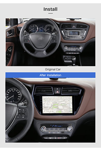 Navigold HYUNDAI İ20 2015-2017 MULTİMEDYA NAVİGASYON USB KAMERA CARPLAYER 6 RAM  uyumlu