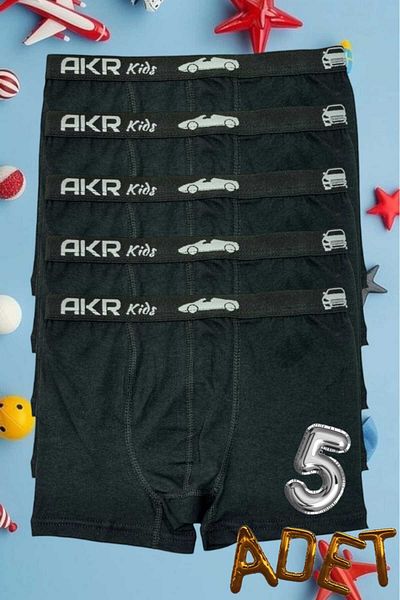 Uniquetrenders Boy's 5 Pack Cotton Boxers