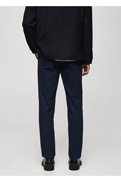 MANGO Man Dar Kesim Pamuklu Pantolon