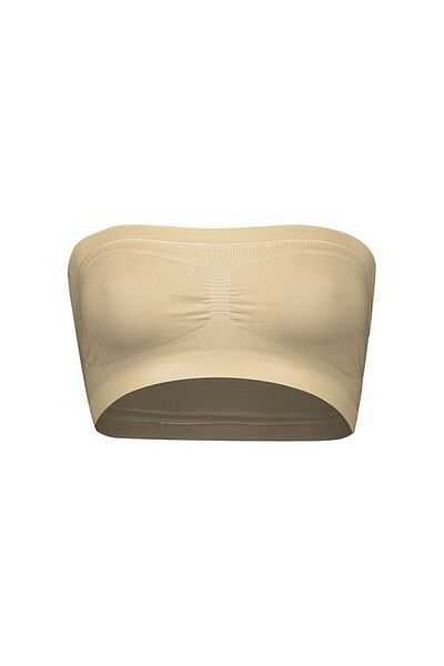 Cooqpoo Άνευ ραφής S-M-L-XL Μέγεθος Lycra Bustier Skin χωρίς στράπλες