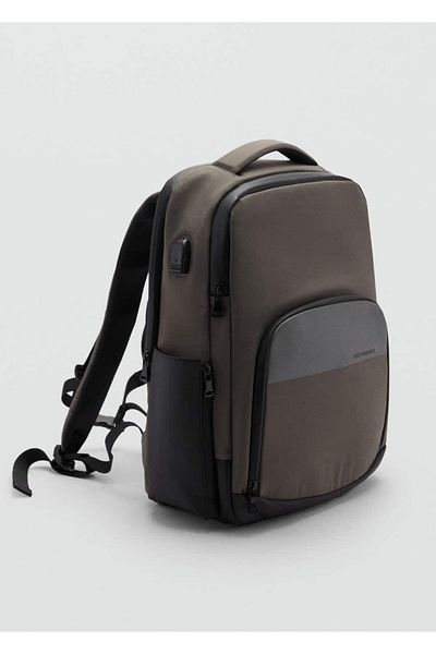 MANGO Man Plecak z systemem odprowadzania zimnej wody podłączany przez USB